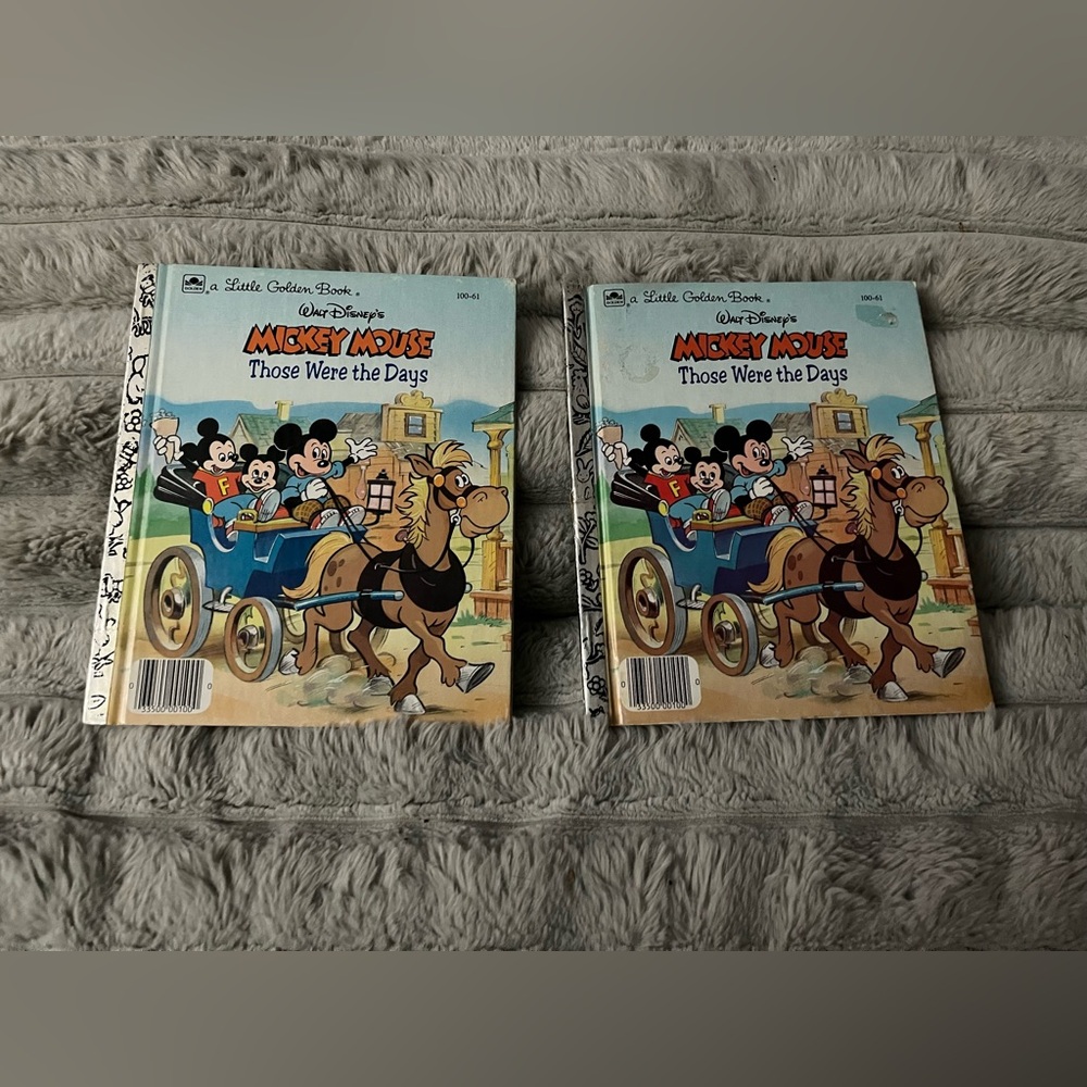 💙 Disney’s Mickey Mouse Those Were the Days A Little Golden Book